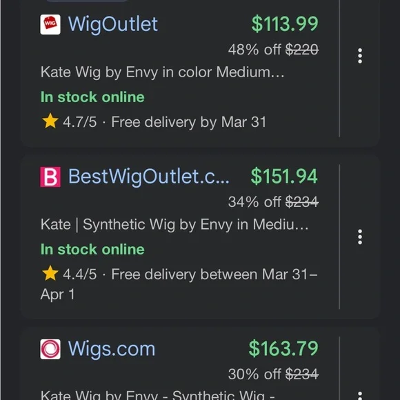 Long Synthetic Wig with bangs by ENVY style KATE brown blonde - Picture 9 of 16